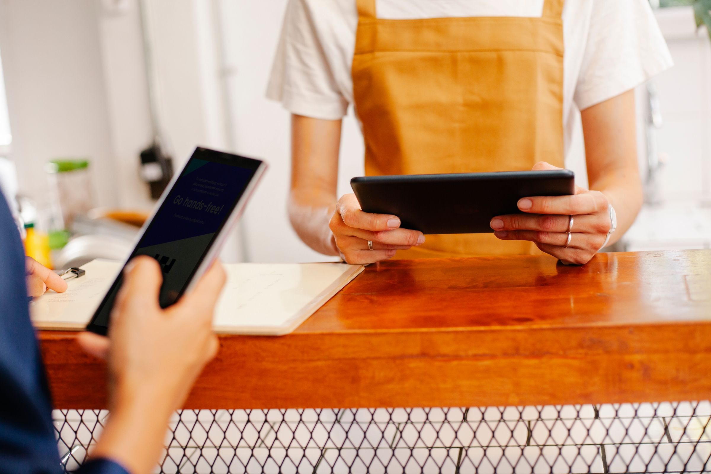 Digitaler Bestellablauf und Beratungsablauf in der Gastronomie
